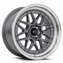 Load image into Gallery viewer, VR0716808H20GM - Vors VR7 16X8 4X100 / 4X114.3 20mm Gun Metal Machine Lip Chrome Rivet - Vors Wheels Canada