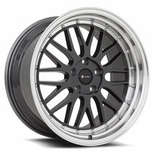 Load image into Gallery viewer, VR08199551422HB-512 - Vors VR8 19X9.5 5X112 22MM Hyper Black Machine Lip Chrome Rivet - Vors Wheels Canada