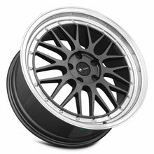 Load image into Gallery viewer, VR08188050035HB - Vors VR8 18X8 5X100 35MM Hyper Black Machine Lip Chrome Rivet - Vors Wheels Canada