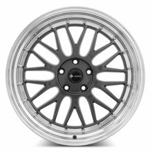 Charger l'image dans la galerie, VR08199551435HB-512 - Vors VR8 19X9.5 5X112 35MM Hyper Black Machine Lip Chrome Rivet - Vors Wheels Canada