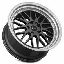 Charger l'image dans la galerie, VR08199551435HB - Vors VR8 19X9.5 5X114.3 35MM Hyper Black Machine Lip Chrome Rivet - Vors Wheels Canada