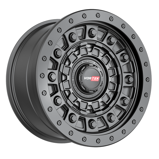 7011895312MB - Vortek VRD-701 18X9 6X139.7 / 6X114.3 12mm Matte Black - Vortek Wheels Canada