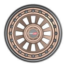 Load image into Gallery viewer, 70220955X6XBL12MBRB - Vortek VRD-702 20X9.5 Blank 5X/6X 12mm Matte Bronze Black Bolts  Lip - Vortek Wheels Canada