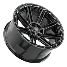 Load image into Gallery viewer, 501241157-24BDCTR - Vortek VRP-501 24X11 6X139.7 / 6X135 -24mm Black Diamond Cut Ring W/ Dark Tint - Vortek Wheels Canada