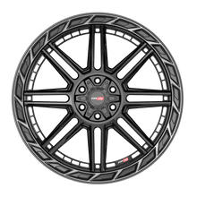Charger l'image dans la galerie, 501221057-18BDCTR - Vortek VRP-501 22X10 6X139.7 / 6X135 -18mm Black Diamond Cut Ring W/ Dark Tint - Vortek Wheels Canada