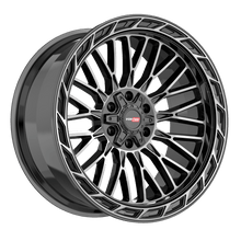 Charger l'image dans la galerie, 502201043-18BDCDT - Vortek VRP-502 20X10 5X127 / 5X139.7 -18mm Black Diamond Cut W/ Dark Tint - Vortek Wheels Canada