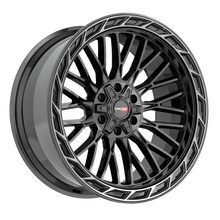 Charger l'image dans la galerie, 502221057-18BDCTR - Vortek VRP-502 22X10 6X139.7 / 6X135 -18mm Black Diamond Cut Ring W/ Dark Tint - Vortek Wheels Canada