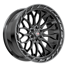 Charger l'image dans la galerie, 503209570BDCTR - Vortek VRP-503 20X9 6X139.7 / 6X135 0mm Black Diamond Cut Ring W/ Dark Tint - Vortek Wheels Canada