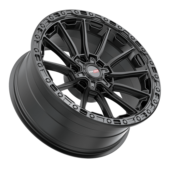 6012410570MB - Vortek VRT-601 24X10 6X139.7 / 6X135 0mm Matte Black - Vortek Wheels Canada