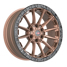 Load image into Gallery viewer, 601201057-24MBR - Vortek VRT-601 20X10 6X135 / 6X139.7 -24mm Matte Bronze Black Bead Ring - Vortek Wheels Canada