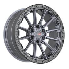 Load image into Gallery viewer, 601201057-12MTB - Vortek VRT-601 20X10 6X139.7 / 6X135 -12mm Matte Titanium Black Bead Ring - Vortek Wheels Canada