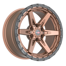 Charger l'image dans la galerie, 602209570MBR - Vortek VRT-602 20X9 6X139.7 / 6X135 0mm Matte Bronze Black Bead Ring - Vortek Wheels Canada