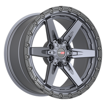 Charger l'image dans la galerie, 602179570MTB - Vortek VRT-602 17X9 6X135 / 6X139.7 0mm Matte Titanium Black Bead Ring - Vortek Wheels Canada