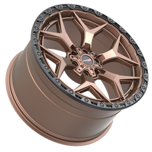 Load image into Gallery viewer, 60320958XBL0MBR - Vortek VRT-603 20X9.5 Blank 8X 0mm Matte Bronze Black Bead Ring - Vortek Wheels Canada
