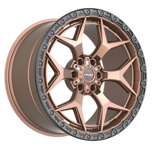 Load image into Gallery viewer, 60322128XBL-44MBR - Vortek VRT-603 22X12 Blank 8X -44mm Matte Bronze Black Bead Ring - Vortek Wheels Canada
