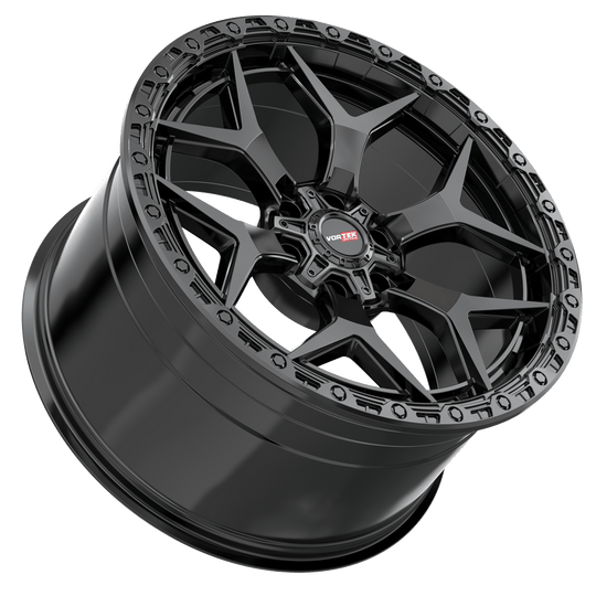 60320958XBL-18SB - Vortek VRT-603 20X9.5 Blank -18mm Satin Black - Vortek Wheels Canada