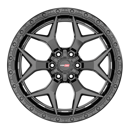 603209559-18SB - Vortek VRT-603 20X9.5 8X170 -18mm Satin Black - Vortek Wheels Canada