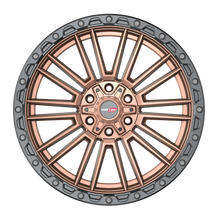 Load image into Gallery viewer, 60420958XBL-18MBR - Vortek VRT-604 20X9.5 Blank 8X -18mm Matte Bronze Black Bead Ring - Vortek Wheels Canada