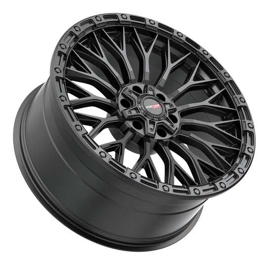 607209430MB - Vortek VRT-607 20X9 5X139.7 / 5X127 0mm Matte Black - Vortek Wheels Canada
