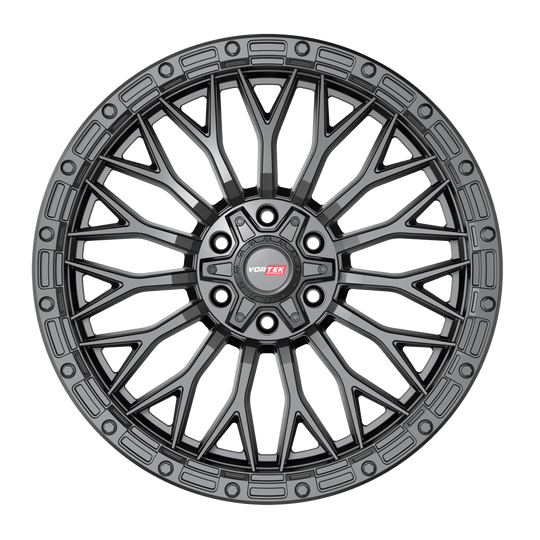 607209430MB - Vortek VRT-607 20X9 5X139.7 / 5X127 0mm Matte Black - Vortek Wheels Canada