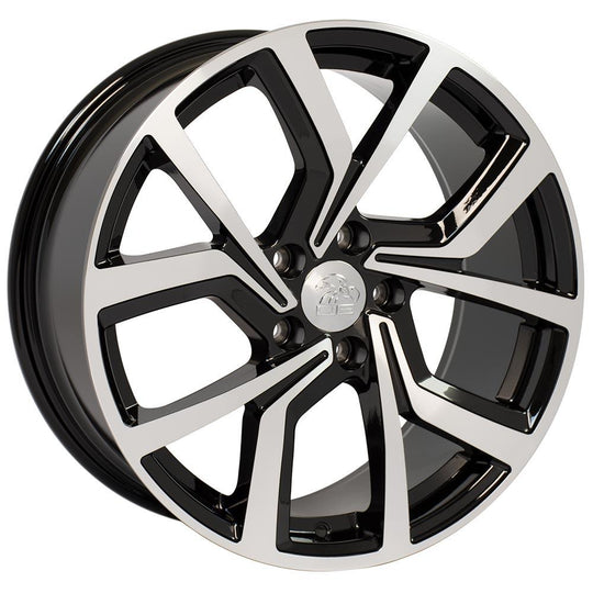 VW29-18080-5112-42MB - OE Wheels Replica VW29 18X8 5X112 42MM Black Machined - OE Wheels Replica Wheels Canada