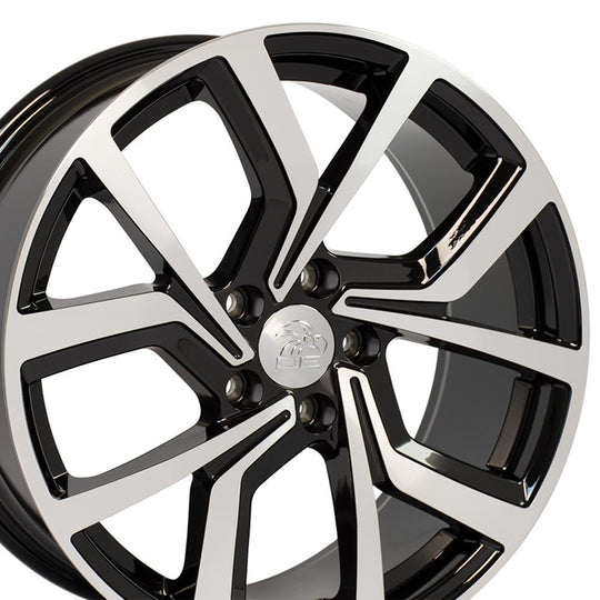 VW29-18080-5112-42MB - OE Wheels Replica VW29 18X8 5X112 42MM Black Machined - OE Wheels Replica Wheels Canada
