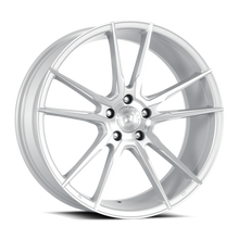 Load image into Gallery viewer, VAIN-98554GSF - Dolce Performance Vain 19X8.5 5X114.3 ET 35mm Gloss Silver Machined Face - Dolce Performance Wheels Canada