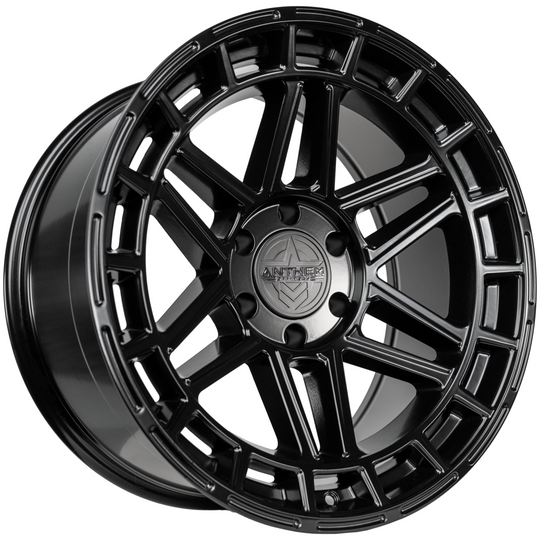 A874179066050 - Anthem Valor 17X9 6X139.7 -12mm Satin Black - Anthem Wheels Canada