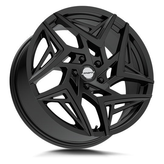 H3688551435GB - Shift H36 Valve 18X8.5 5X114.3 35mm All Gloss Black - Shift Wheels Canada