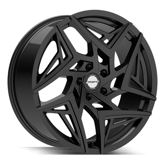 H3688551435GB - Shift H36 Valve 18X8.5 5X114.3 35mm All Gloss Black - Shift Wheels Canada