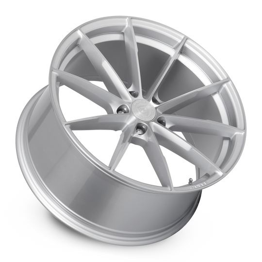VELOCE-99554GSF - Dolce Performance Veloce 19X9.5 5X114.3 ET 40mm Gloss Silver Machined Face - Dolce Performance Wheels Canada