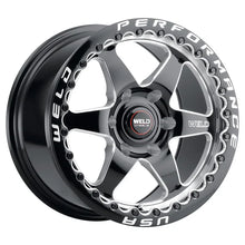 Charger l'image dans la galerie, S909B0084P38 - Weld Street Performance Ventura 6 Beadlock 15X10 6X139.7 ET 38mm Gloss Black Milled - Weld Street Performance Wheels Canada