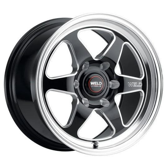 S10609584P06 - Weld Street Performance Ventura 6 Street 20X9.5 6X139.7 ET 6mm Gloss Black Milled - Weld Street Performance Wheels Canada