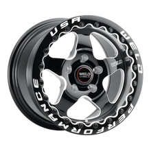 Load image into Gallery viewer, S90470045P40 - Weld Street Performance Ventura Beadlock 17X10 5X112 ET 40mm Gloss Black Milled - Weld Street Performance Wheels Canada