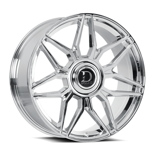 VERONA-229500C - Dolce Luxury Verona 22X9.5 Blank ET 35mm Chrome - Dolce Luxury Wheels Canada
