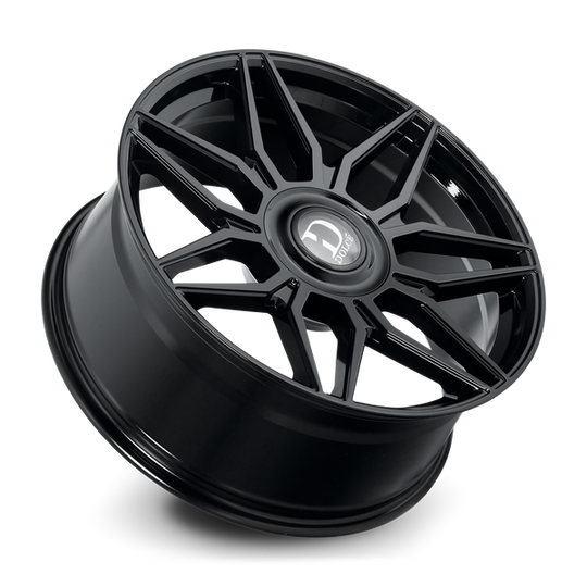 VERONA-241036GB - Dolce Luxury Verona 24X10 6X135 / 6X139.7 ET 35mm Gloss Black - Dolce Luxury Wheels Canada