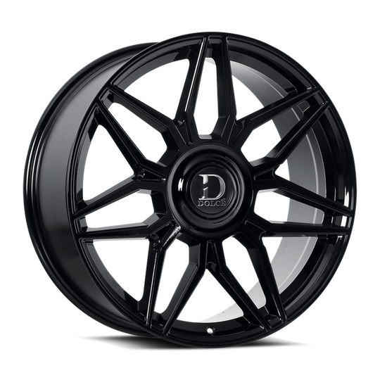 VERONA-241000GB - Dolce Luxury Verona 24X10 Blank ET 35mm Gloss Black - Dolce Luxury Wheels Canada