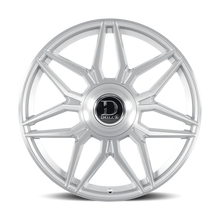 Charger l'image dans la galerie, VERONA-229536GSBF18 - Dolce Luxury Verona 22X9.5 6X135 / 6X139.7 ET 18mm Gloss Sliver Brush Face - Dolce Luxury Wheels Canada