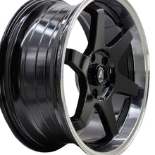 Load image into Gallery viewer, B212-1880-16-109 - Armed Street Veteran 18X8 5X114.3 ET 35mm Gloss Black Machined - Armed Street Wheels Canada