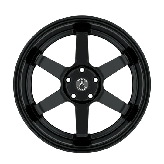 B211-1670-17-109 - Armed Street Veteran 16X7 5X114.3 ET 35mm Satin Black - Armed Street Wheels Canada