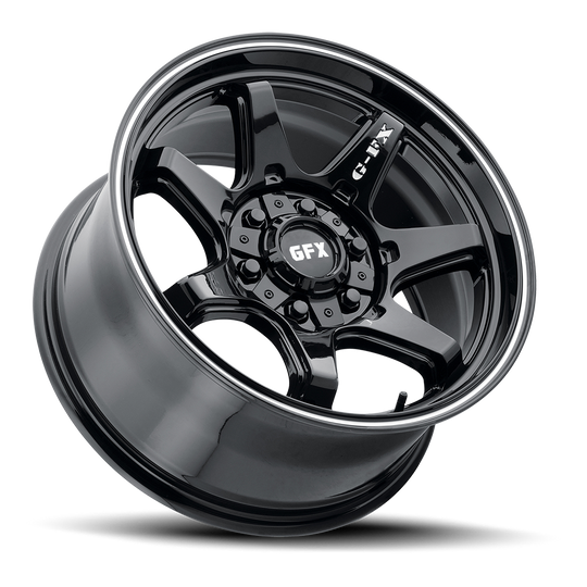 T32 890-6009-18 GBM - G-FX Series TR32 18X9 6X135 / 6X139.7 ET 18mm Gloss Black Milled - G-FX Series Wheels Canada
