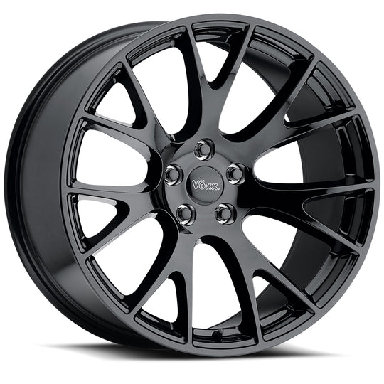 CAT 215-5115-25 GB - Voxx Replica Hellcat 20X10.50 5X115 ET 25mm Gloss Black - Voxx Replica Wheels Canada