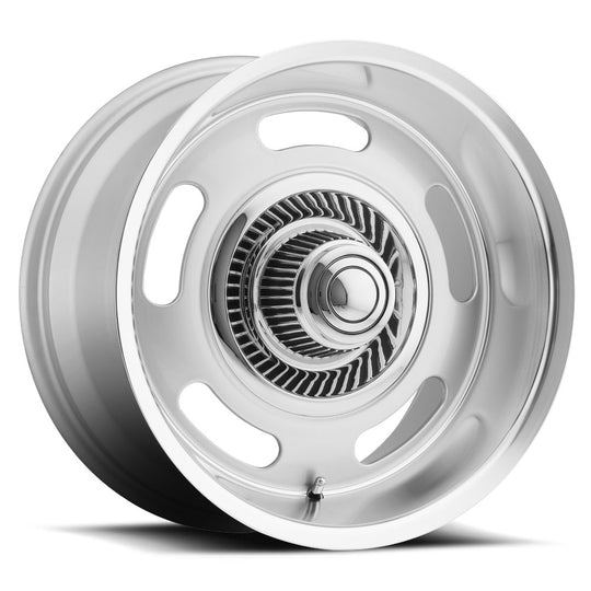 RAL 780-5000-00 SML - B/G Rod Works Rally 17X8 5X120.65 / 5X127 ET 0mm Silver Machined Lip - B/G Rod Works Wheels Canada