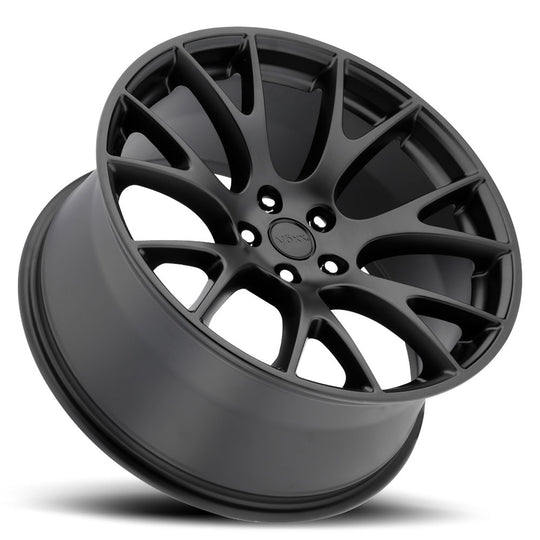 CAT 215-5115-25 MB (2) - Voxx Replica Hellcat 20X10.50 5X115 ET 25mm Matte Black - Voxx Replica Wheels Canada
