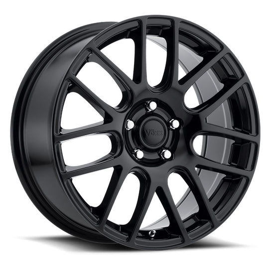 NOV 780-5114-40 GB - Voxx Road Wheels Nova 17X8 5X114.3 ET 40mm Gloss Black - Voxx Road Wheels Wheels Canada