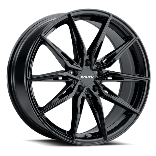 102A-1880H35 - Kalon Cypher 18X8 5X120 ET 35mm Gloss Black - Kalon Wheels Canada