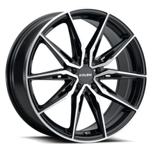 Load image into Gallery viewer, 102AB-1880H35 - Kalon Cypher 18X8 5X120 ET 35mm Gloss Black / Machined Face - Kalon Wheels Canada