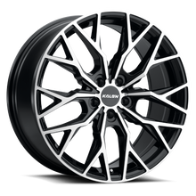 Load image into Gallery viewer, 103AB-1880G38 - Kalon Inferno 18X8 5X115 ET 38mm Gloss Black / Machined Face - Kalon Wheels Canada
