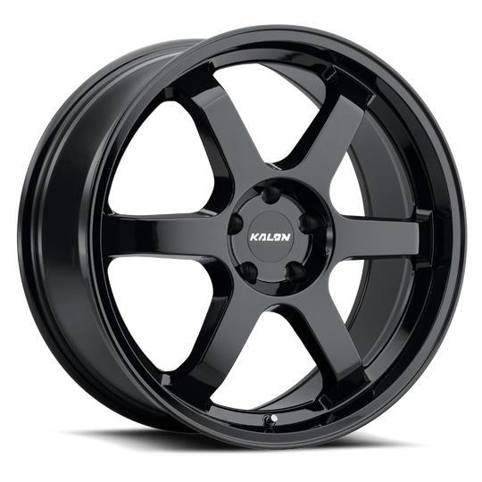 106A-1880H38 - Kalon Suzuka 18X8 5X120 ET 38mm Gloss Black - Kalon Wheels Canada