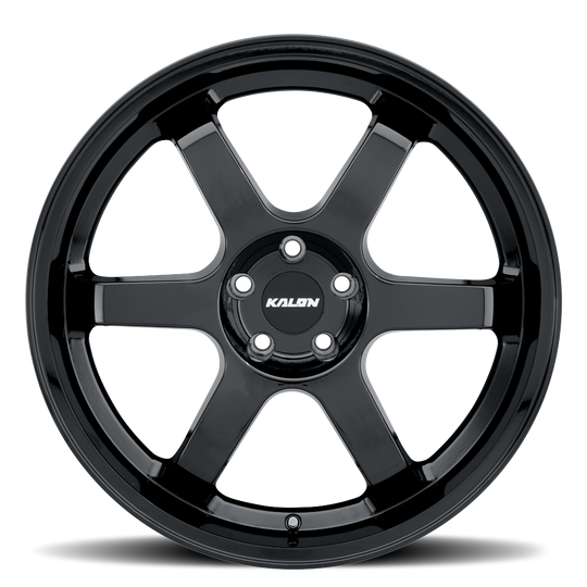 106A-1775E35 - Kalon Suzuka 17X7.5 5X112 ET 35mm Gloss Black - Kalon Wheels Canada